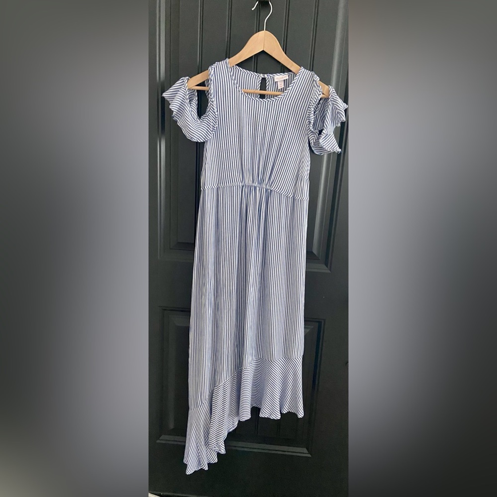 Maternity - Boho Chic Striped Dress